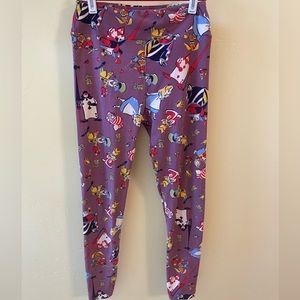 LuLaRoe Alice In Wonderland Leggings